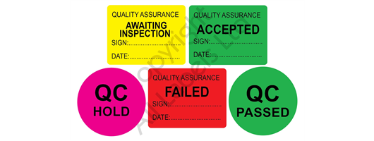 Quality Assurance Labels