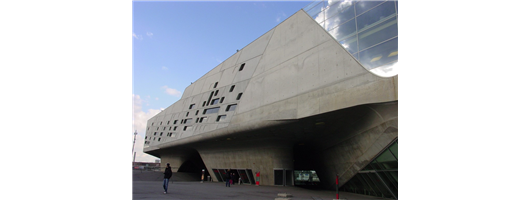 Specialist Inclined Sliding Door - Phaeno Science Centre in Wolfsburg in Germany