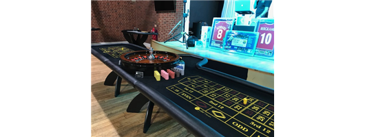 Double Roulette Table at a Fundraiser