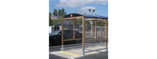 Hardwood Trolley Shelter