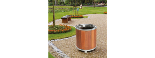 Round Excel Litter Bin