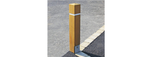 Removable Hardwood Timber Bollards