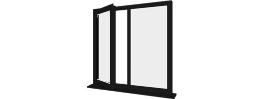 Black UPVC Windows