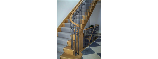 Organic Style Iron Balustrade