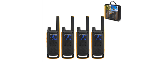 Motorola Walkie Talkie T82 Extreme - Quad Pack