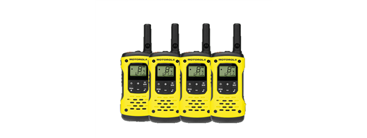 Motorola Waterproof Walkie Talkie H20 T92 Quad Pack