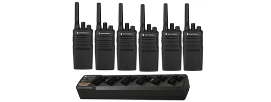 Motorola XT420 Walkie Talkie Simple Site Six Pack