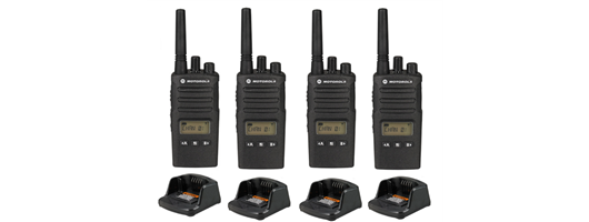 Motorola XT460 Walkie Talkie Simple Site Quad Pack