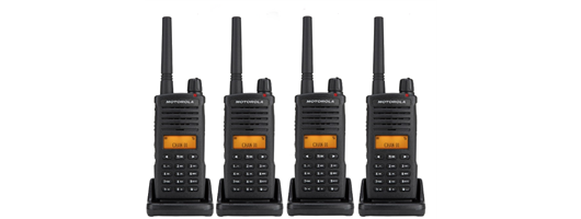 Motorola XT660d PMR446 Digital Portable Radio - Quad Pack