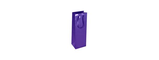 Purple Wine Bottle Bag