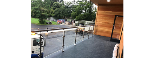 Glass Balustrade Installation At School Surrey Bespoke