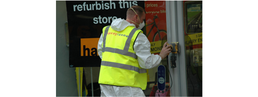 Door Spraying