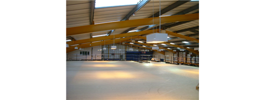 Mezzanine Solution Doubles Storage Space