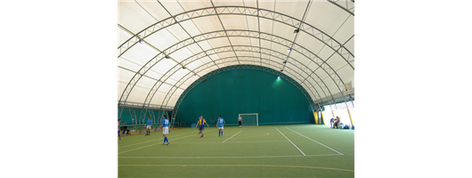 Football Interconnecting steel domes