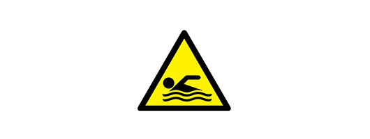 Water Hazard Signs