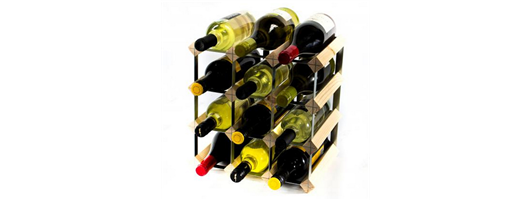 Classic 12 Bottle Wine Rack Ready Assembled