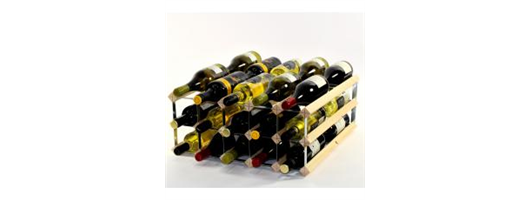 Double Depth 30 Bottle Wine Rack