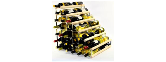 Double Depth 54 Bottle Understairs Wine Rack