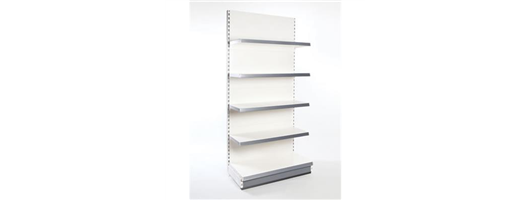 Supermarket Shelving - Single Sided Wall Bay