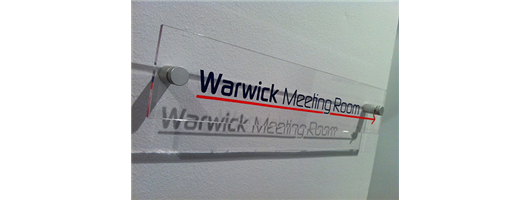 Acrylic Signage Panels - Office Signage