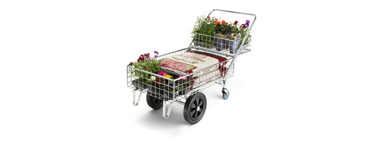 Garden Centre Trolley - Double Basket