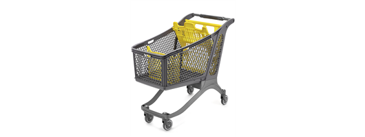 XL Plastic Shopping Trolley