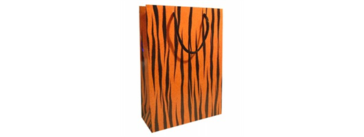 Animal Print Laminated Paper Bags