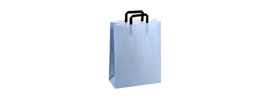 Kraft Paper Carrier Bags Flat Tape