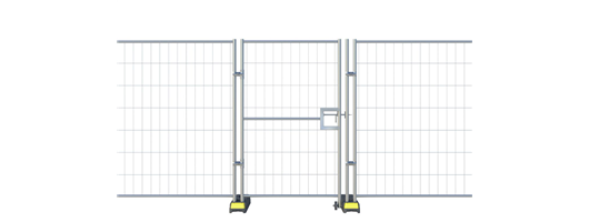 Euro Pedestrian Gate With Latch