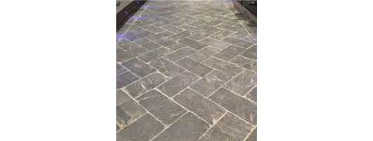 Slate Herringbone Grey Tiles