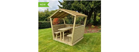 Outdoor Timber Seating Pod