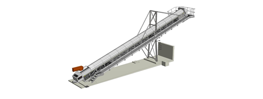 Radial Troughed Belt Conveyors