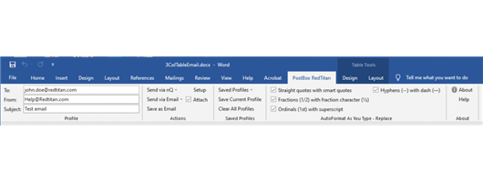 Create Emails Directly in Word