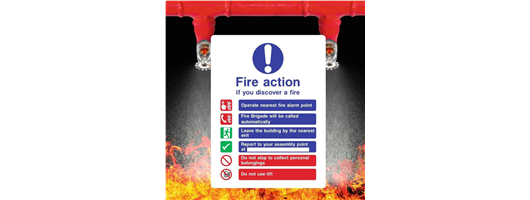 Fire Action Signs