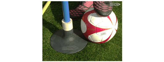 Diamond Weighted Football Pole Base - For all Slalom Poles