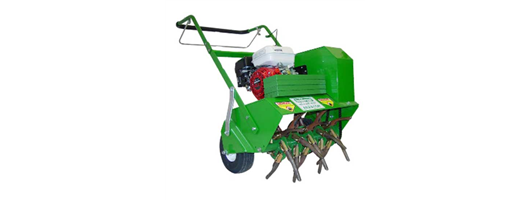 Lawn Aerator/Slitter, petrol driven