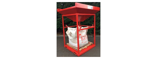 Aggregate Bagging Discharge Hopper