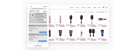 Salon eCommerce