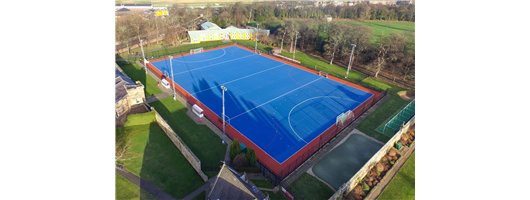 Blue Needlepunch Sports Court