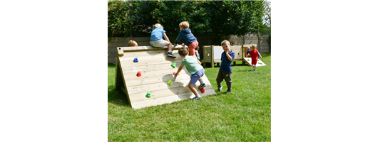 Children Playing on Early Years Play Equipment