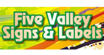 Five Valley Signs & Labels Logo