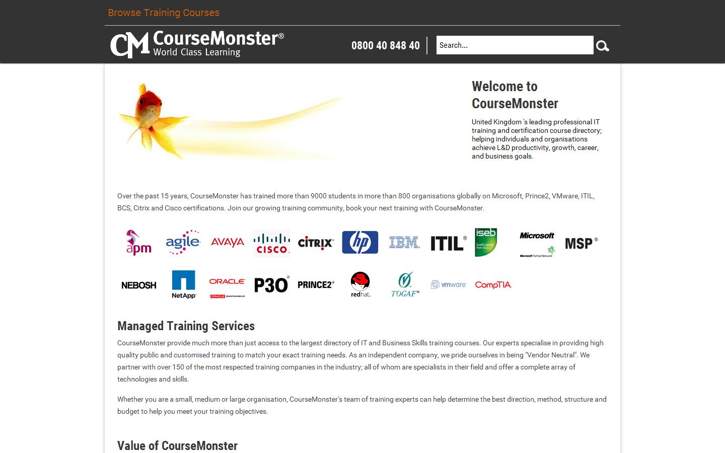 CourseMonster Website