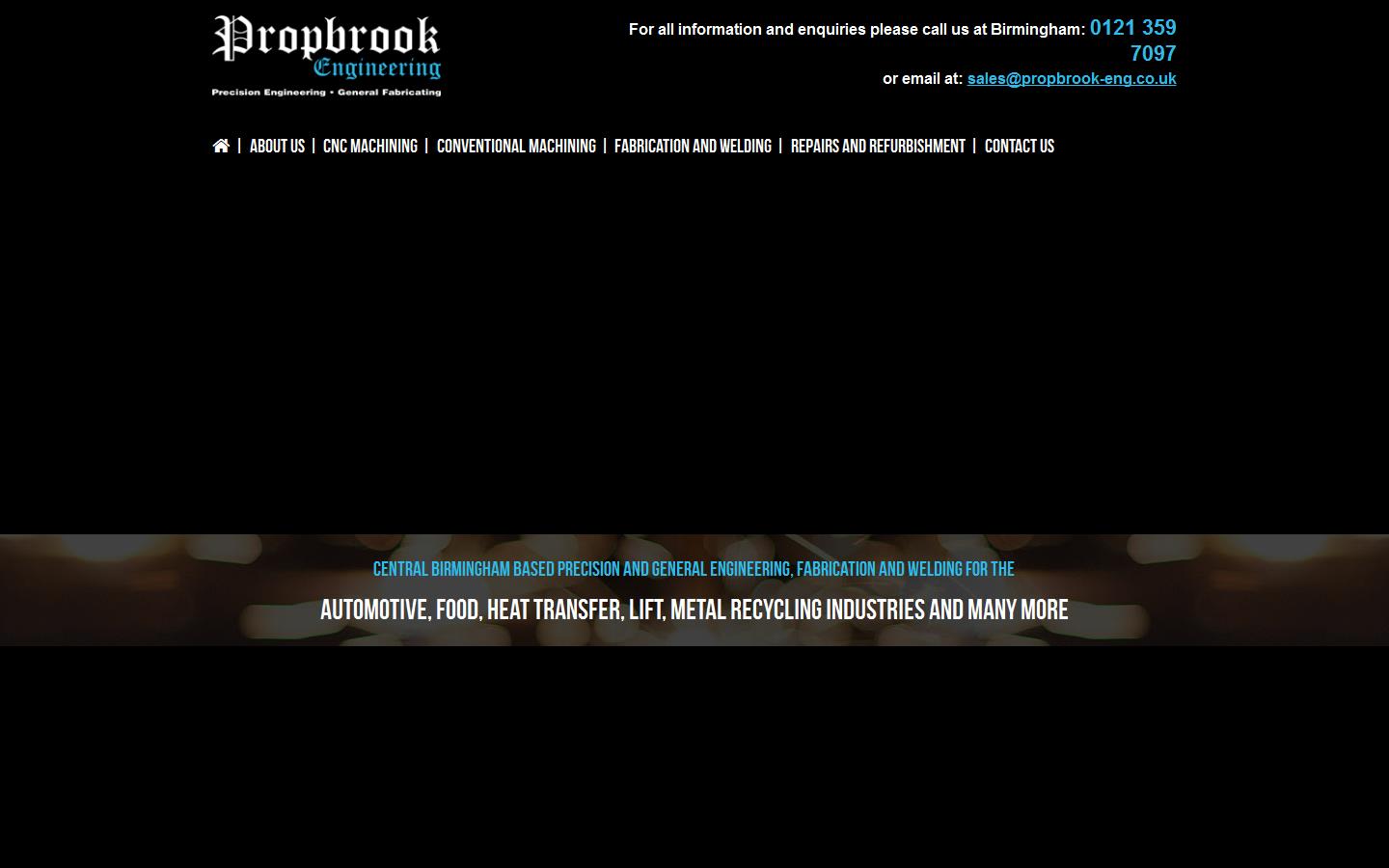 Propbrook Engineering Website