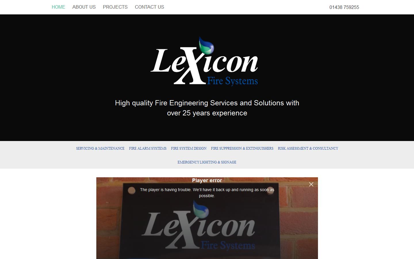 Lexicon Fire Systems Website