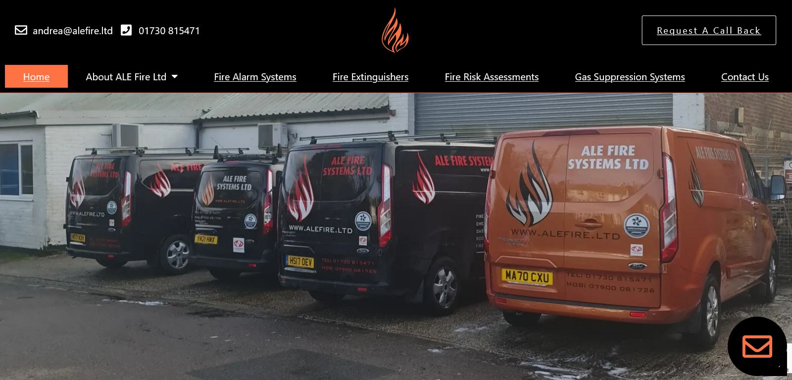 ALE Fire Systems Ltd Website