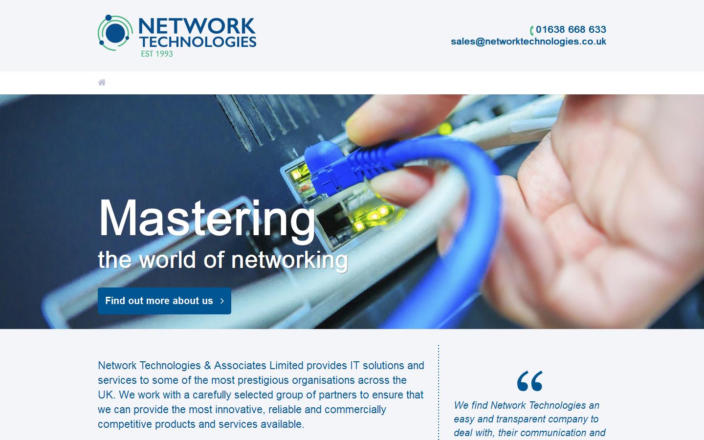 Network Technologies Website