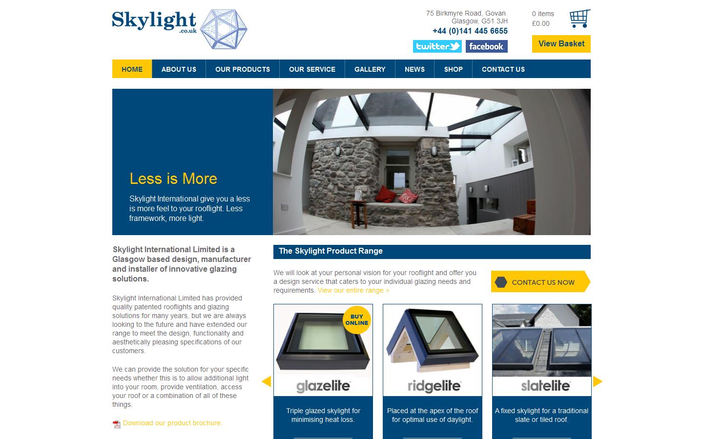 Sky Light International Website