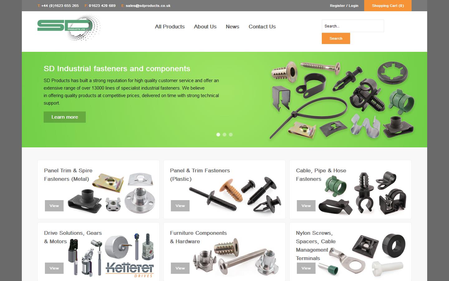 SD Products Ltd Website