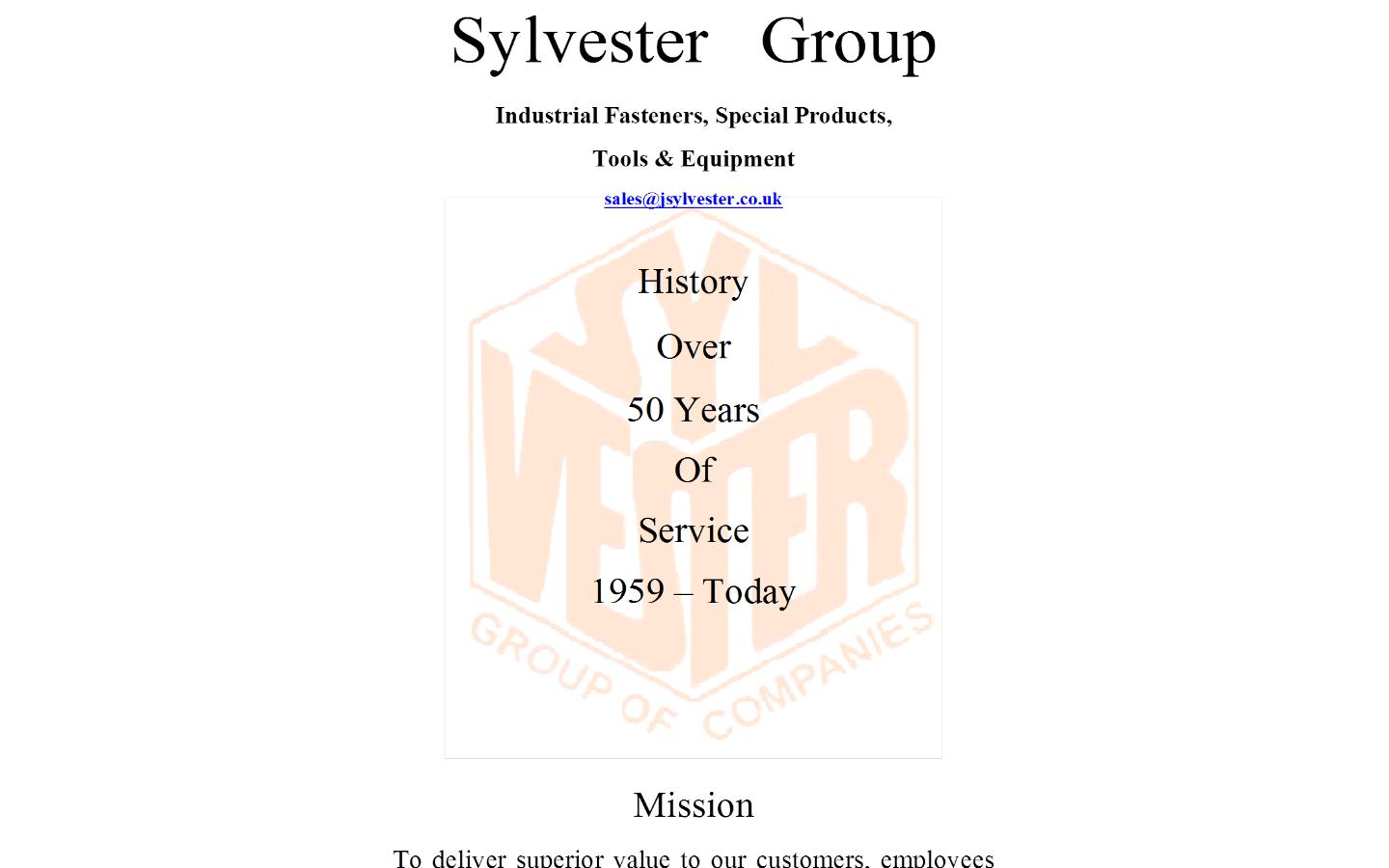 John Sylvester Fasteners & Plastics Ltd Website