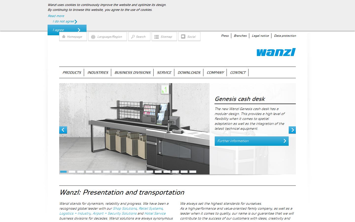 Wanzl Website